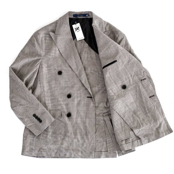 NWT Polo Ralph Lauren Men's Soft Glen Plaid Suit Jacket $898 - Size 42 - Picture 9 of 15